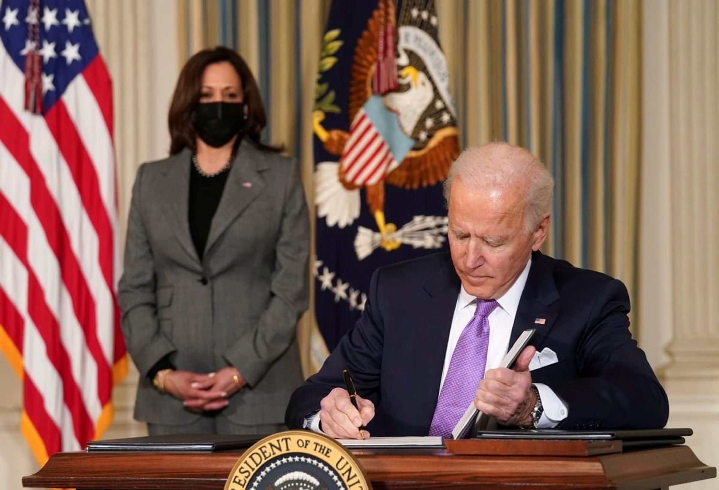 Biden signed an order revoking a key permit for the Keystone XL pipeline on his first day in office in January. 