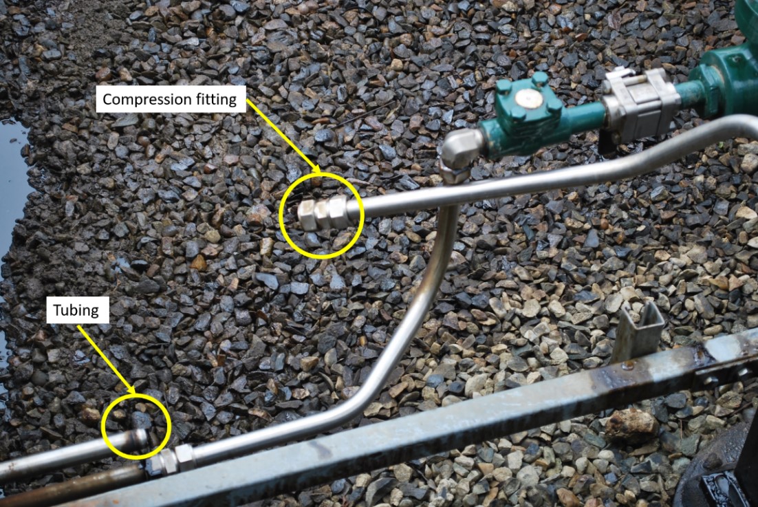 Occurrence compression fitting (Source: TSB)