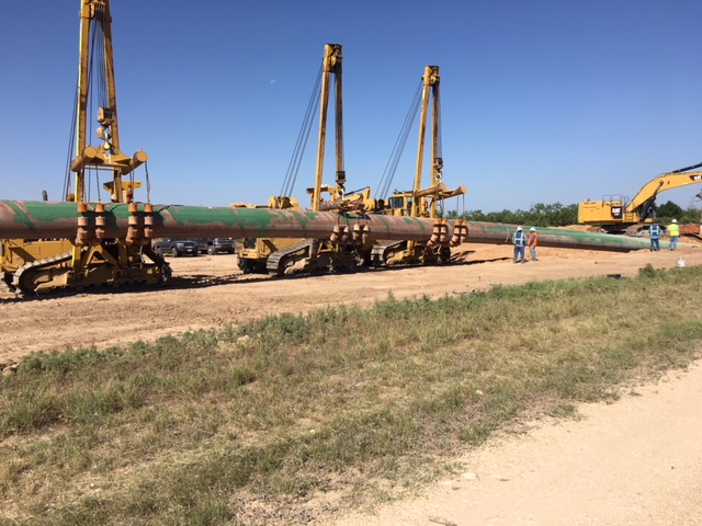 Pipeline construction in the Texas Hill Country. Photo: RRC