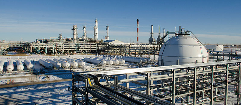 Hess Midstream’s Tioga Gas Plant, prior to expansion. (photo: Hess)  