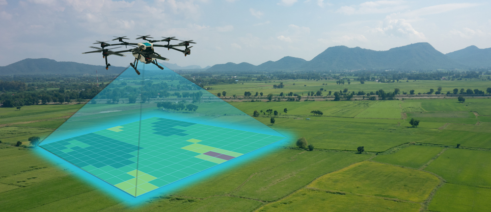Drones can provide remote sensing that monitors the ground for discoloration and potential pipeline leaks. 